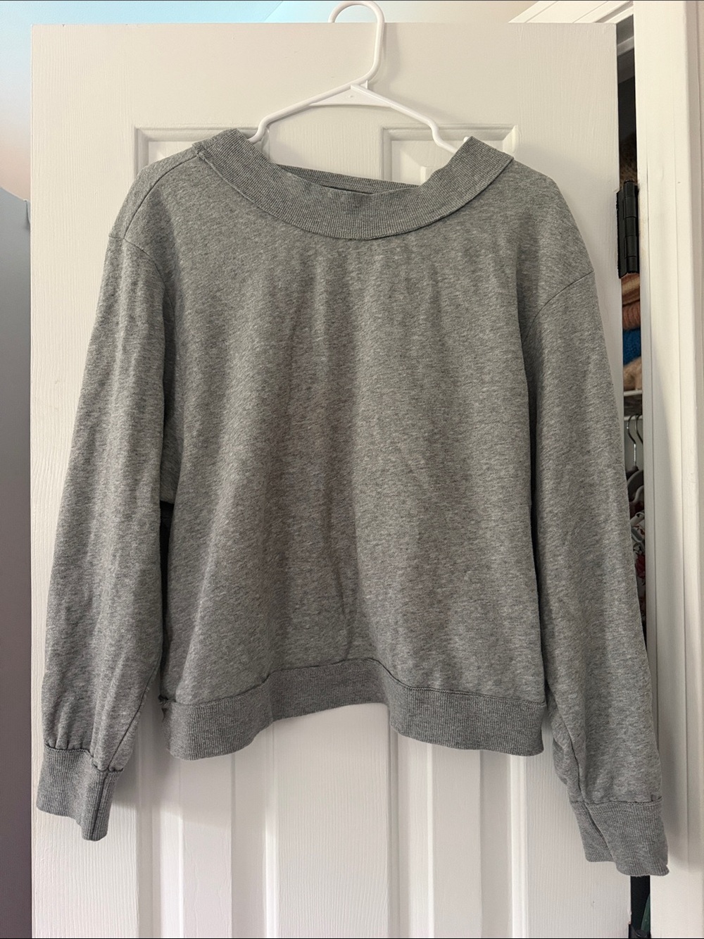 Pilcro Grey Crewneck Sweater